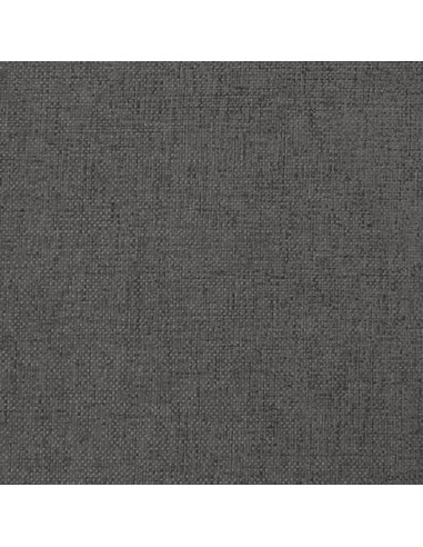 Sgabello Grigio Scuro 45x29,5x35 cm in Tessuto e Similpelle