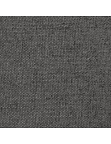 Sgabello Grigio Scuro 45x29,5x35 cm in Tessuto e Similpelle