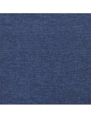 Poggiapiedi Blu 45x29,5x35 cm in Tessuto