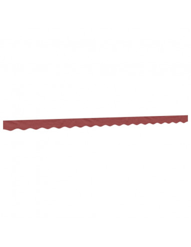 Tessuto di Ricambio per Mantovana Tenda Strisce Bordeaux 4,5 m