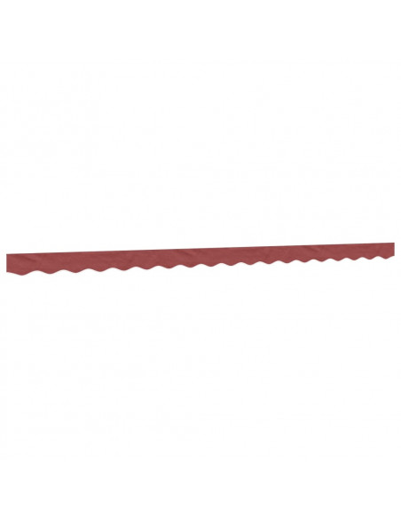 Tessuto di Ricambio per Mantovana Tenda Strisce Bordeaux 4,5 m