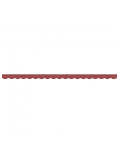 Tessuto di Ricambio per Mantovana Tenda Strisce Bordeaux 4,5 m
