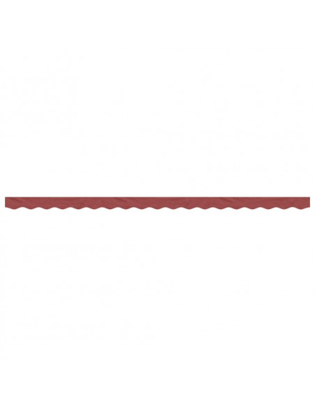 Tessuto di Ricambio per Mantovana Tenda Strisce Bordeaux 4,5 m