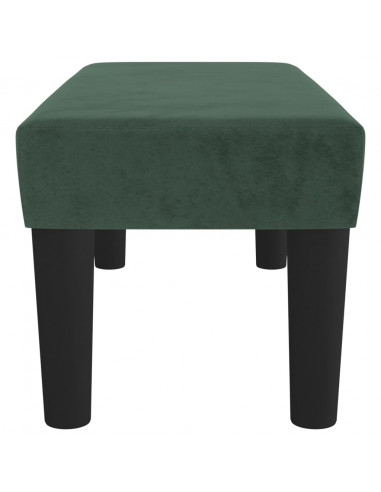 Panca Verde Scuro 70x30x30 cm in Velluto
