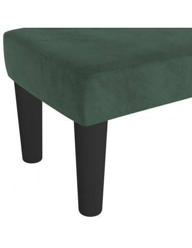 Panca Verde Scuro 70x30x30 cm in Velluto