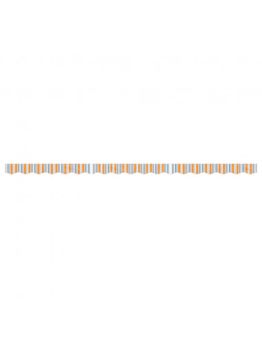 Tessuto Ricambio per Mantovana Tenda Strisce Multicolore 4,5 m