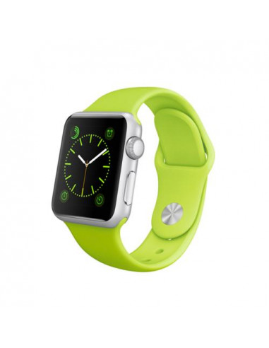 CINTURINO SILICONE APPLE WATCH/2/3/4/5/6/SE 38 MM. GREEN