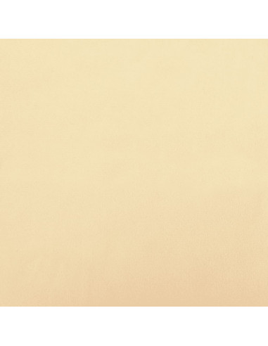 Poggiapiedi Bianco Crema 45x29,5x35 cm in Velluto