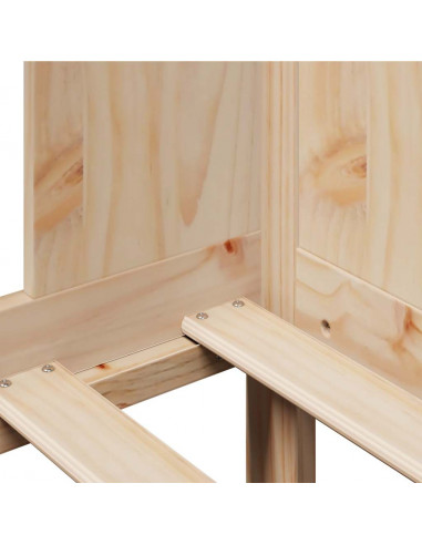 Dormeuse con Cassetti 80x200 cm in Legno Massello di Pino