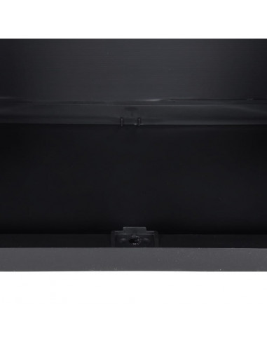 Armadio da Esterno Nero 65x37x85 cm in PP