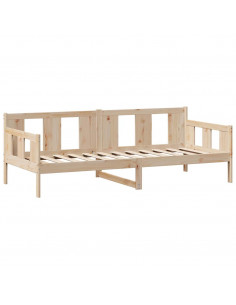 Dormeuse con Cassetti 90x190 cm in Legno Massello Pino