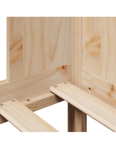 Dormeuse con Cassetti 90x200 cm Legno Massello Pino