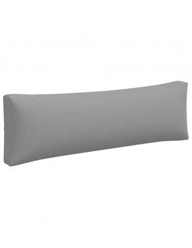 Cuscini per Pallet 3 pz Grigi in Tessuto