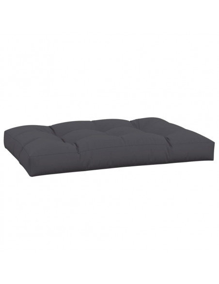 Cuscino per Pallet Antracite 120x80x12 cm in Tessuto