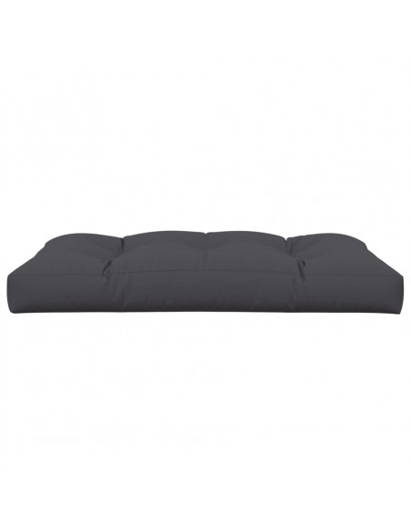 Cuscino per Pallet Antracite 120x80x12 cm in Tessuto