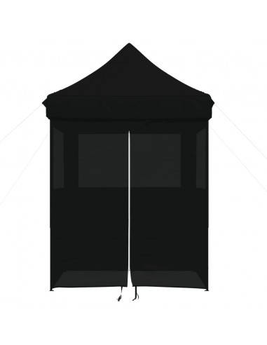 Tendone per Feste Pieghevole Pop-Up con 4 Pareti Nero