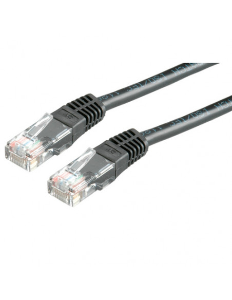 NETWORK CABLE CAT6 UTP BLACK 1M