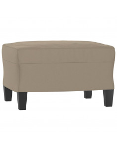 Poggiapiedi Tortora 60x50x41 cm in Tessuto Microfibra 2