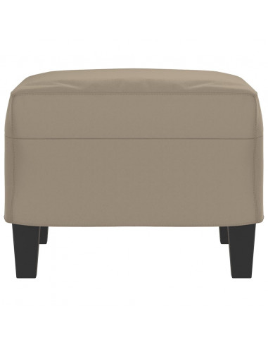 Poggiapiedi Tortora 60x50x41 cm in Tessuto Microfibra