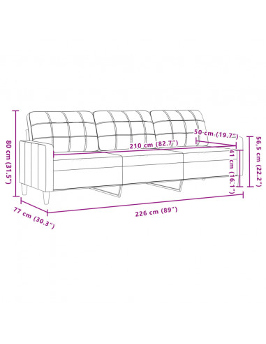 Set di Divani 4 pz con Cuscini e Rinforzi Nero in Velluto