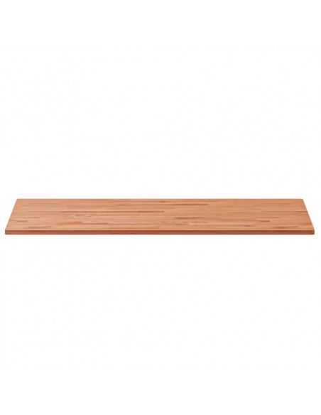 Piano Tavolo 100x60x1,5cm Rettangolare Legno Massello Faggio