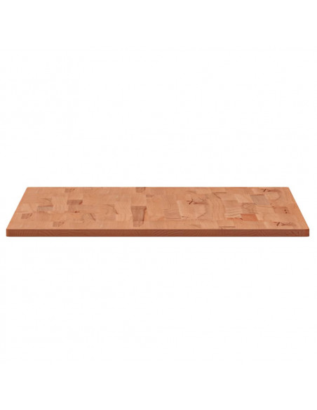 Piano Tavolo 100x60x1,5cm Rettangolare Legno Massello Faggio