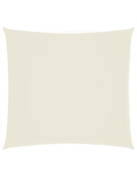 Parasole a Vela in Tela Oxford Quadrata 7x7 m Crema