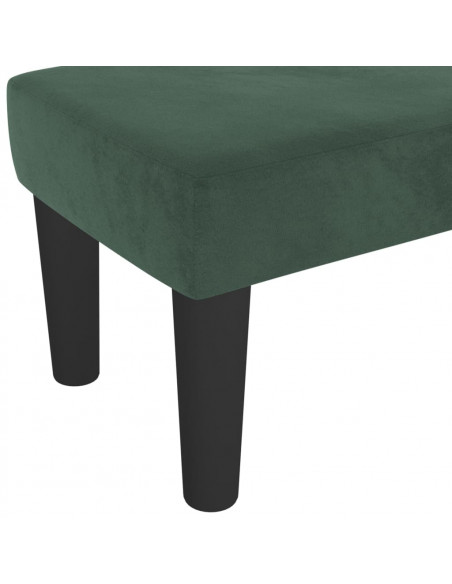 Panca Verde Scuro 100x30x30 cm in Velluto