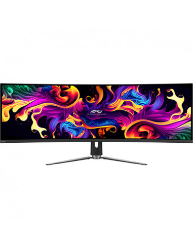 MSI MPG 491CQPX QD-OLED Monitor PC 124,5 cm (49") 5120 x 1440 Pixel Dual QHD Nero