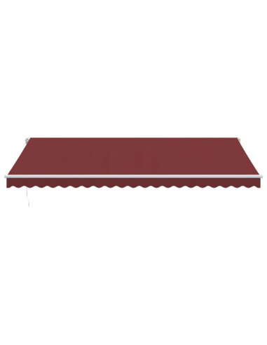 Tenda da Sole Retrattile Manuale Bordò 500x350 cm
