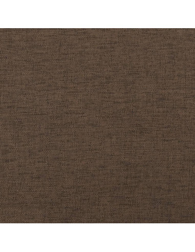 Poggiapiedi Marrone 45x29,5x35 cm in Tessuto