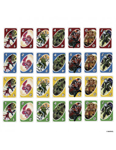 Games UNO The Amazing Spider-Man Carta da gioco Sostituzione