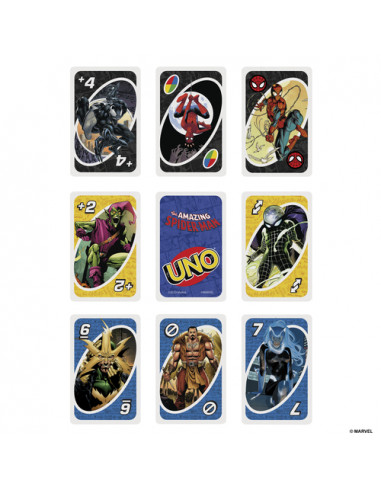 Games UNO The Amazing Spider-Man Carta da gioco Sostituzione