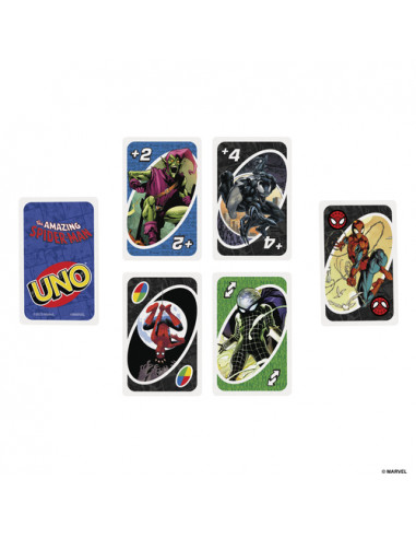 Games UNO The Amazing Spider-Man Carta da gioco Sostituzione
