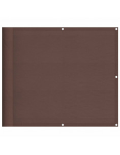 Paravento da Balcone Marrone 90x1000 cm 100% Poliestere Oxford