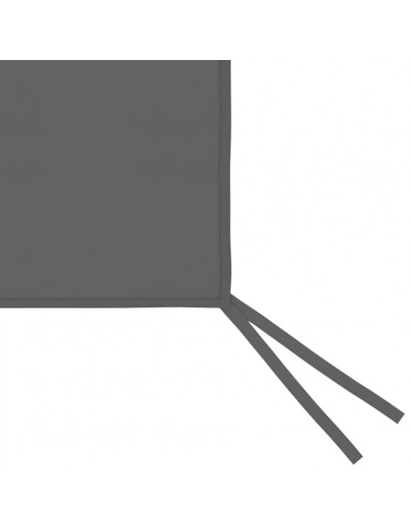 Parete con Finestre per Gazebo 4x2 m Antracite