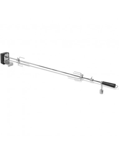 Spiedo da rosticceria con motore in acciaio 1200 mm