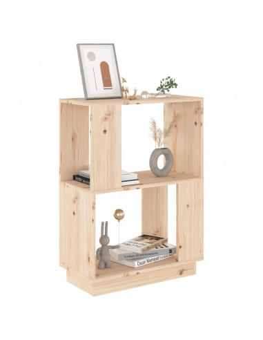 Libreria/Divisorio 51x25x70 cm in Legno Massello di Pino