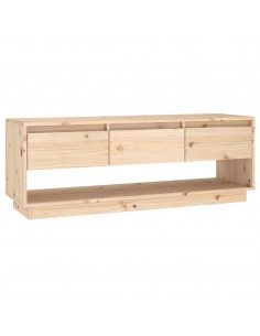 Mobile Porta TV 110,5x34x40 cm in Legno Massello di Pino