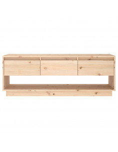 Mobile Porta TV 110,5x34x40 cm in Legno Massello di Pino 2