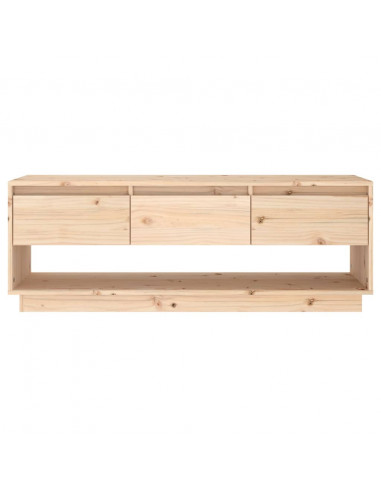 Mobile Porta TV 110,5x34x40 cm in Legno Massello di Pino