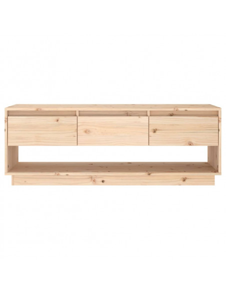 Mobile Porta TV 110,5x34x40 cm in Legno Massello di Pino