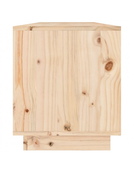 Mobile Porta TV 110,5x34x40 cm in Legno Massello di Pino