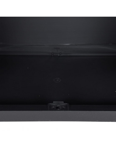 Armadio da Esterno Grigio e Nero 65x37x165 cm in PP