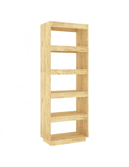 Libreria/Divisorio 60x35x167 cm in Legno Massello di Pino