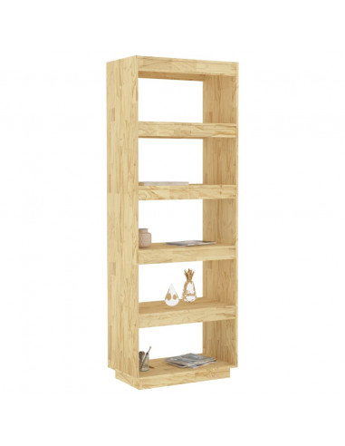Libreria/Divisorio 60x35x167 cm in Legno Massello di Pino