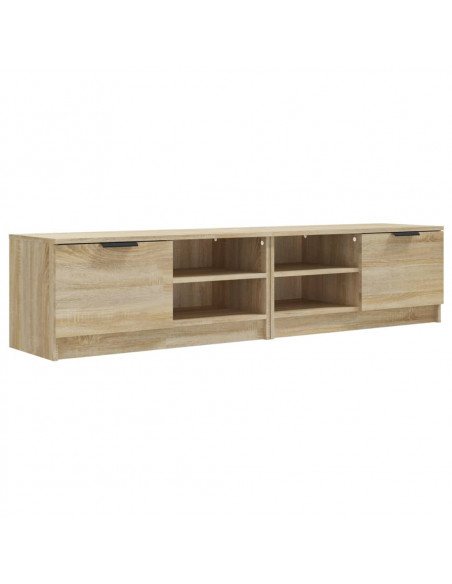 Mobili TV 2 pz Rovere Sonoma 80x35x36,5 cm in Legno Multistrato