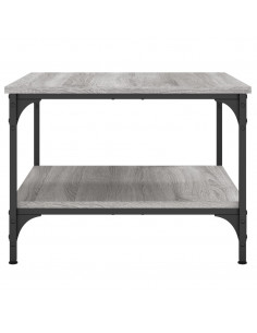 Tavolino da Salotto Grigio Sonoma 55x55x40 cm Legno Multistrato