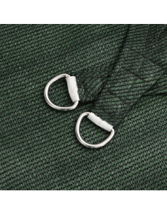 Vela Parasole 160 g/m² Verde Scuro 3x3x4,2 m in HDPE