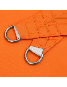 Vela Parasole in Tela Oxford Quadrata 2x2 m Arancione
